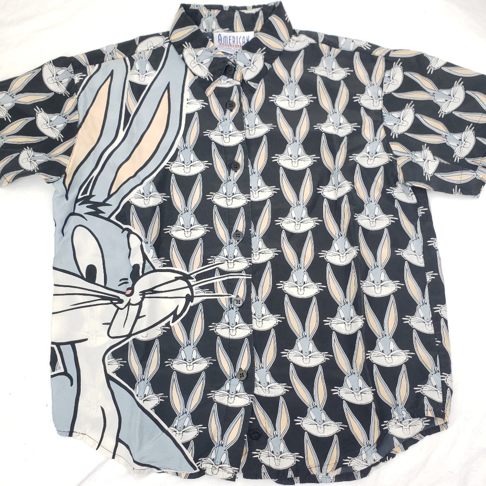 VINTAGE AMERICAN CHARACTERS 1993 BUGS BUNNY SILK M
